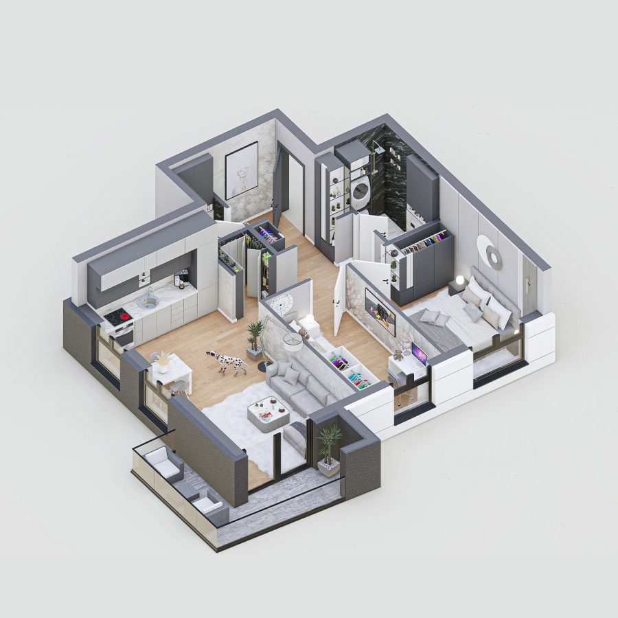 STAN 20 – 65,25m²